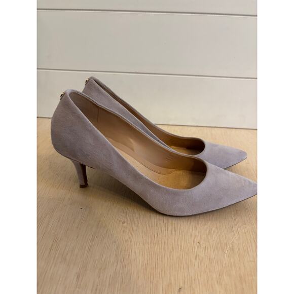 Cole Haan Grand Ambition Shoes - Cole Haan Women’s Suede Go To Park Comfort Pumps Heels Gray Size 8B Padded